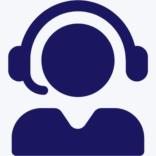 Icon of a person wearing a headset