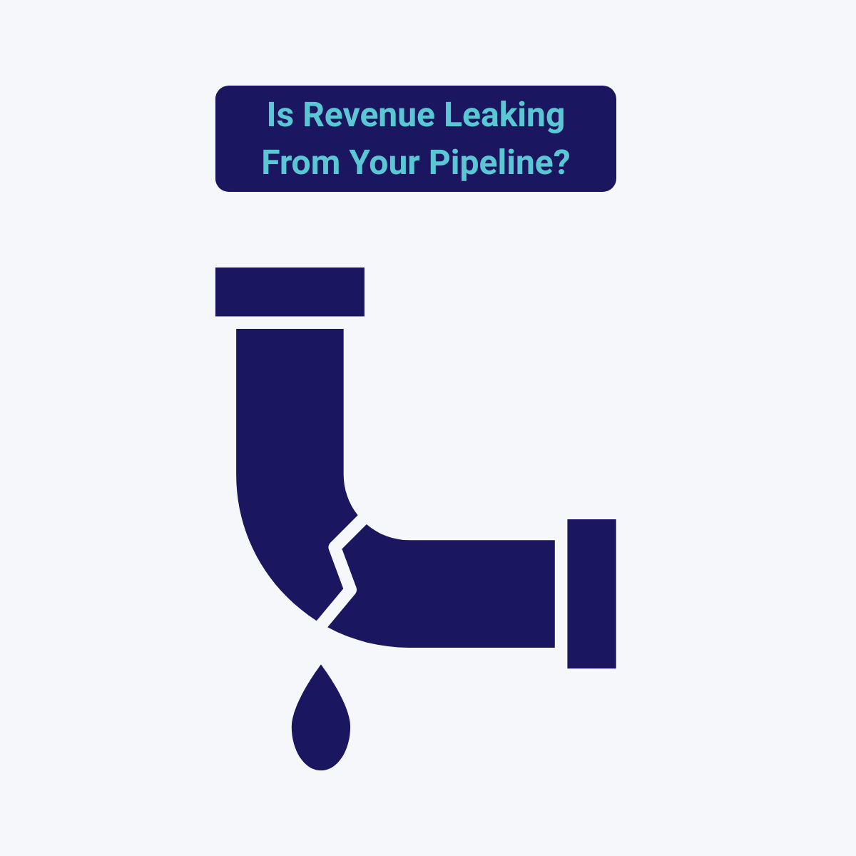 A pipe that is leaking